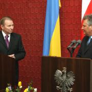 Spotkanie Prezydenta RP z Prezydentem Ukrainy Leonidem Kuczmą.