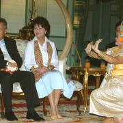 Wizyta oficjalna Prezydenta RP z Małżonką w Królestwie Tajlandii. Zwiedzanie Pałacu Vimanmek.