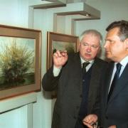 Udział Prezydenta RP z Małżonką w otwarciu ekspozycji prac Jerzego Dudy-Gracza.