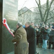 Udział Prezydenta RP w uroczystości odsłonięcia Pomnika Gabriela Narutowicza