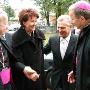 Wizyta Prezydenta RP z Małżonką w Krakowie - udział w mszy w Sanktuarium w Łagiewnikach