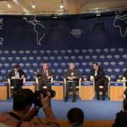 Udział Prezydenta RP w Światowym Forum Ekonomicznym w Davos Sesja plenarna ``Przeszkody na drodze do Europy``