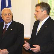 Wizyta Prezydenta RP w Państwie Izrael. Spotkanie z Premierem Izraela Arielem Sharonem.