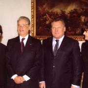 Spotkanie Prezydenta RP Aleksandra Kwaśniewskiego z Małżonką z Prezydentem Brazylii Fernando Henrique Cardoso z Małżonką