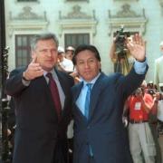 Spotkanie Prezydenta RP Aleksandra Kwaśniewskiego z Prezydentem Peru A. Toledo