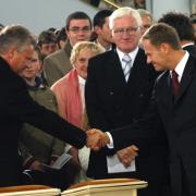 Wizyta Prezydenta RP z Małżonką w Krakowie - udział w mszy w Sanktuarium w Łagiewnikach